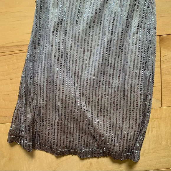 Boohoo Petite Ombre Sequin Flare Pants Trousers Size 6 New With Tag Brown - Picture 3 of 6